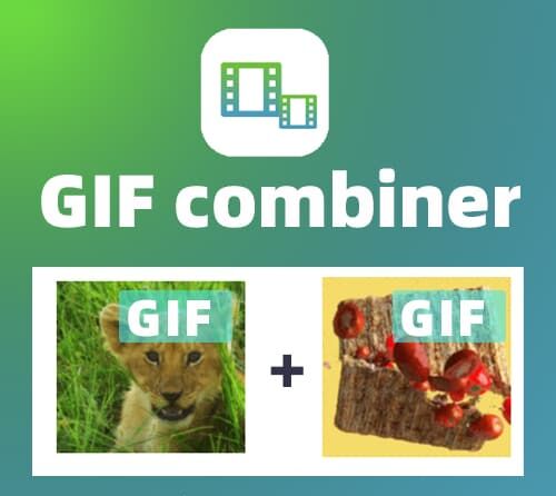 Merge multiple gifs into one gif, drag to adjust the order of Gif playback, and automatically adjust the size of the merged gif.