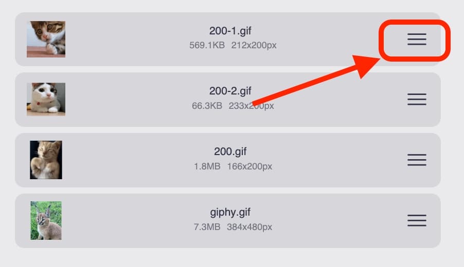 Adjusting GIF playback order using Easyconvert GIF Combiner